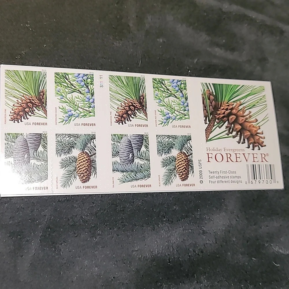 100 Holiday Evergreen 2010 USPS Forever Postage Stamps Postal ‎ Wedding Invites